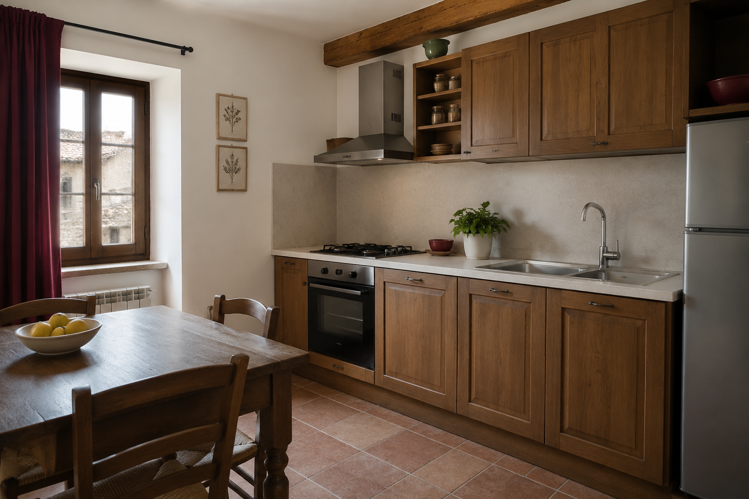 Interno dell’appartamento Mazzini a Casperia