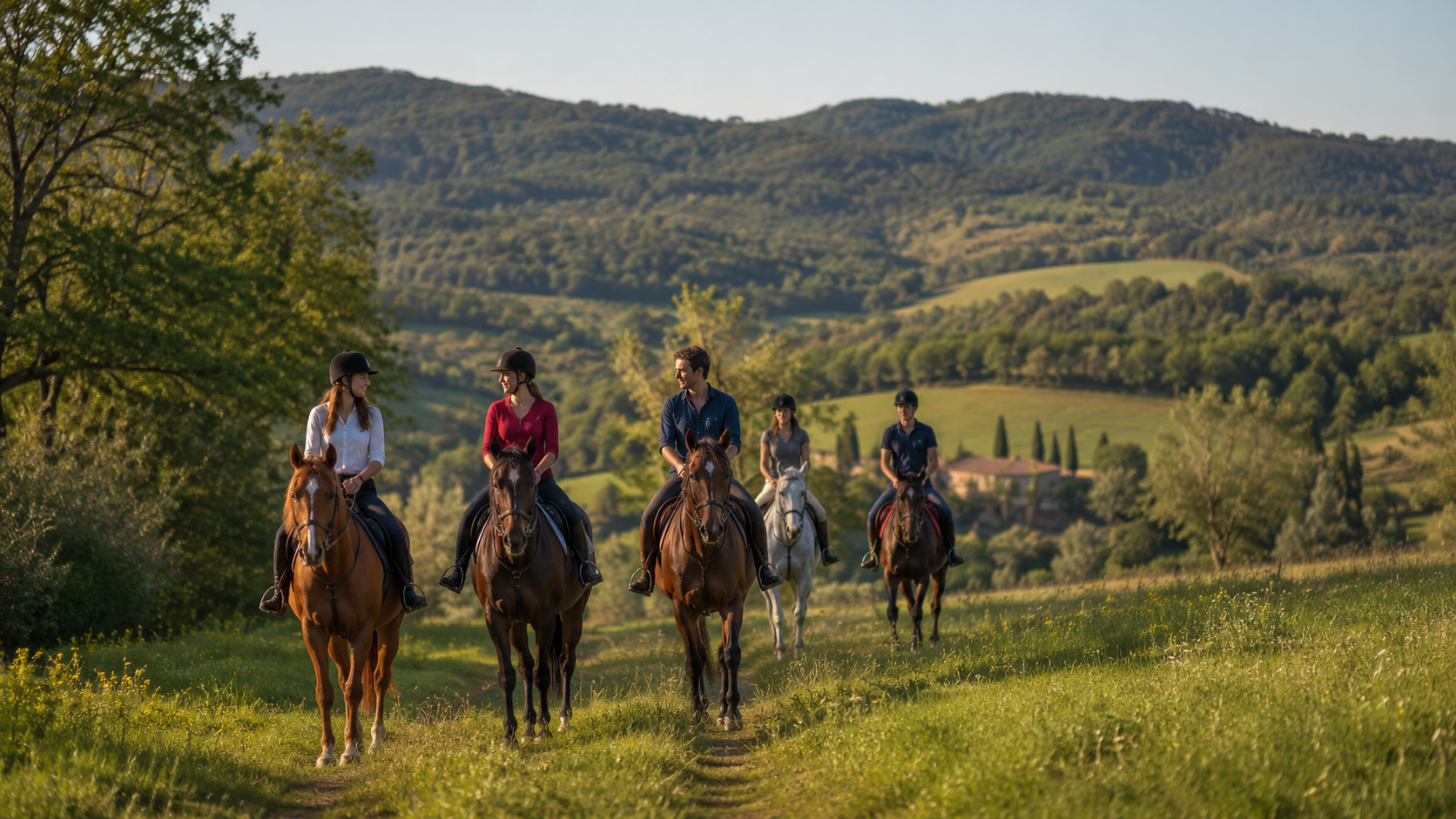 Passeggiate a cavallo nella Sabina